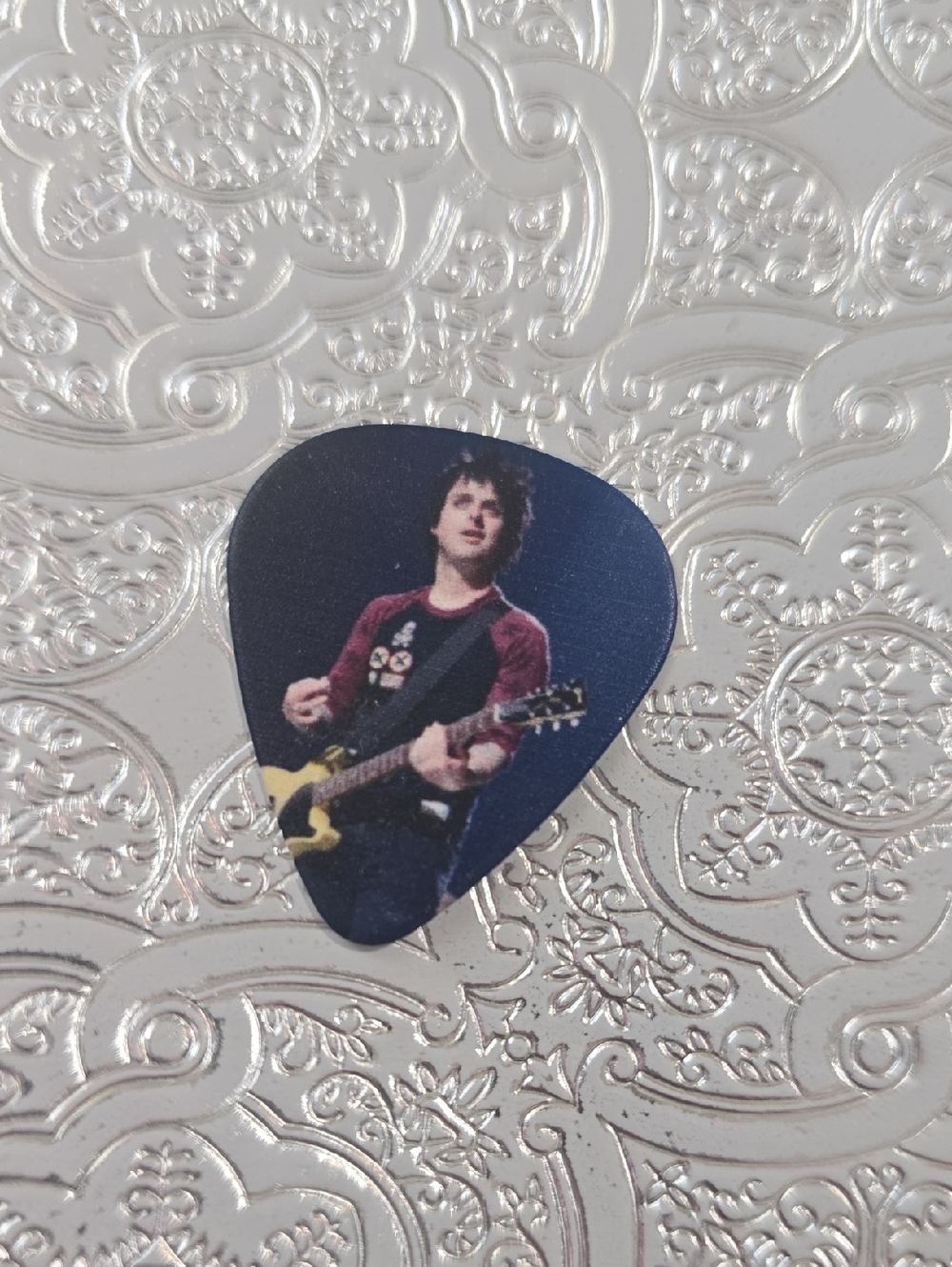 Green Day Guitar Pick Billy Joe Armstrong Photo
